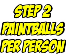 Step 2 Paintballs Per person